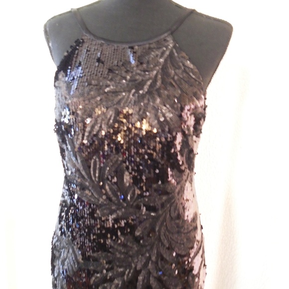 Calvin Klein full sequin maxi dress - Picture 3 of 8